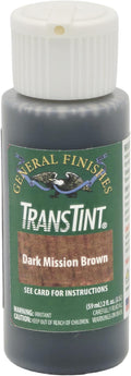 General Finishes Transtint, Dark Mission Brrown, 2oz