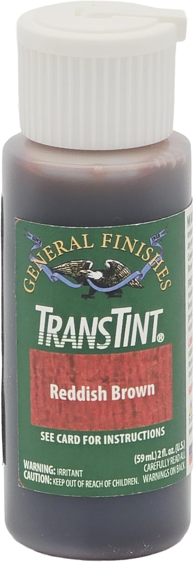 General Finishes Transtint, Reddish Brown, 2oz