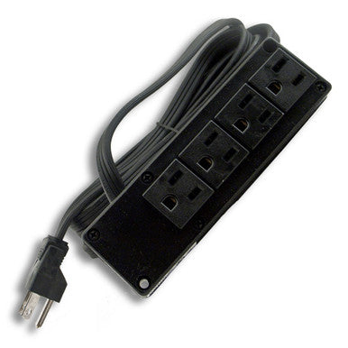 Furnlite Harness Surface Mount Black 10" Male Cord
