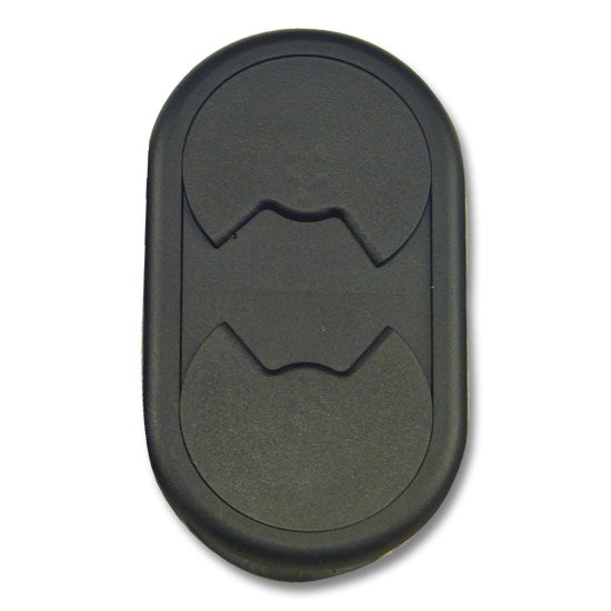 Oval Grommet & Cap Bore Size 60mm x 118mm, Black 100/case  While Supplies Last