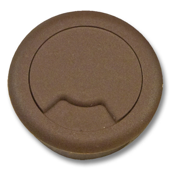 Custom Accents Grommet Cap Bore, Brown, 50 mm