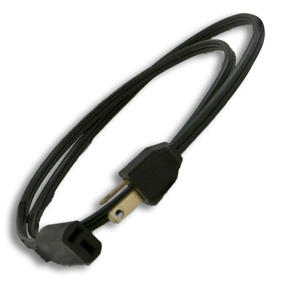 Cord Set Black 3' Female & Male T-Blades Plugs