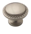 Amerock Rope Cabinet Knob, Satin Nickel