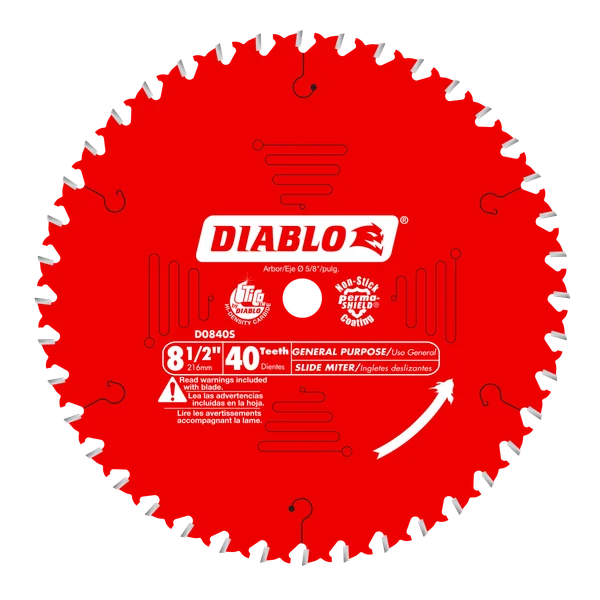 Freud General Purpose Saw Blade for Wood 8-1/2 in. Slide Miter Diameter