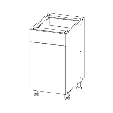 Base 12 W X 34-1\2 H X 18 D - Standard Series by Open Air Cabinets