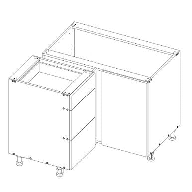 Blind Base 36 W X 34-1\2 H X 27 D - Standard Series by Open Air Cabinets
