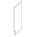 Base End Panel 22 H X 27-7\8 D X 3\4 TH - Standard Series by Open Air Cabinets