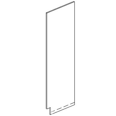 Tall End Panel 84 H X 24-7\8 D X 3\4 TH - Standard Series by Open Air Cabinets