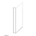 Refrigerator Panel 3 W X 34-1\2 H X 27 D - Standard Series by Open Air Cabinets