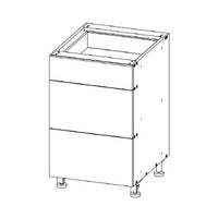 Drawer Base 12 W X 34-1/2 H X 24 D - Standard  Series by Open Air Cabinets (3 Drawer)