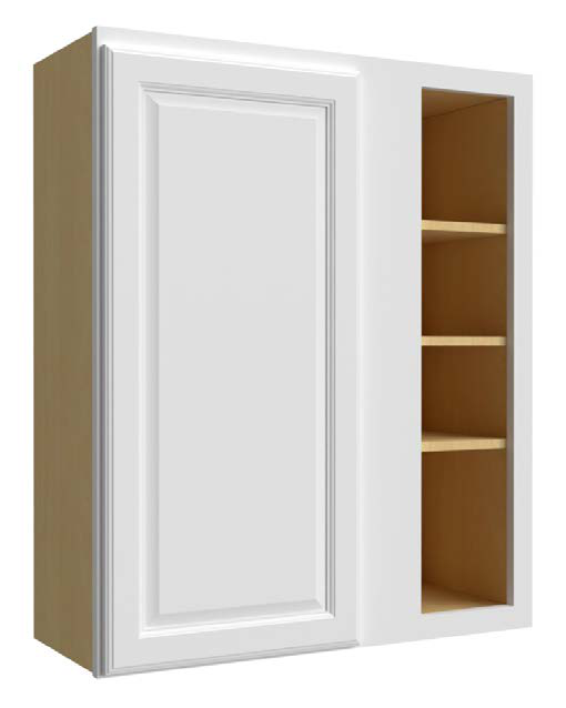 Wall Blind Corner 36-39 W X 36 H X 12 D (installs at 36-39 wide) - Hallmark Frost by Fabuwood