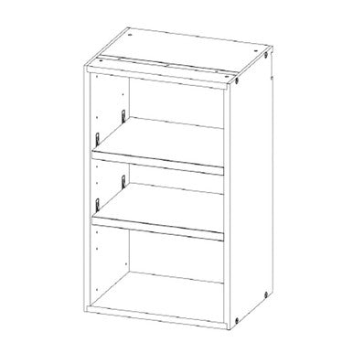 Open Wall 27 W X 36 H X 12 D - Standard Series by Open Air Cabinets