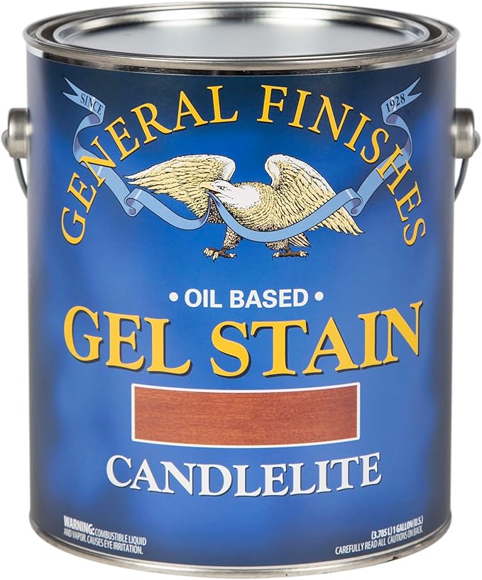 General Finishes Gel Stain, Candlelight, Gallon
