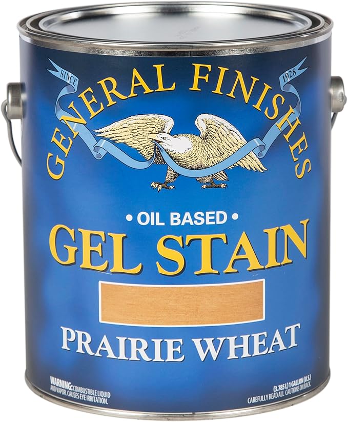 General Finishes Gel Stain, Prairie Wheat, Gallon