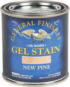 General Finishes Gel Stain, New Pine, Half Pints