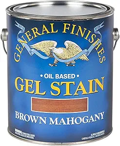 General Finishes Gel Stain, Brown Mahogany, Gallon