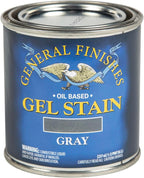 General Finishes Gel Stain, Gray, Half Pints
