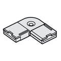 Corner Connector For Loox LED RGB Strip Lighting, Rigid, 2.5A