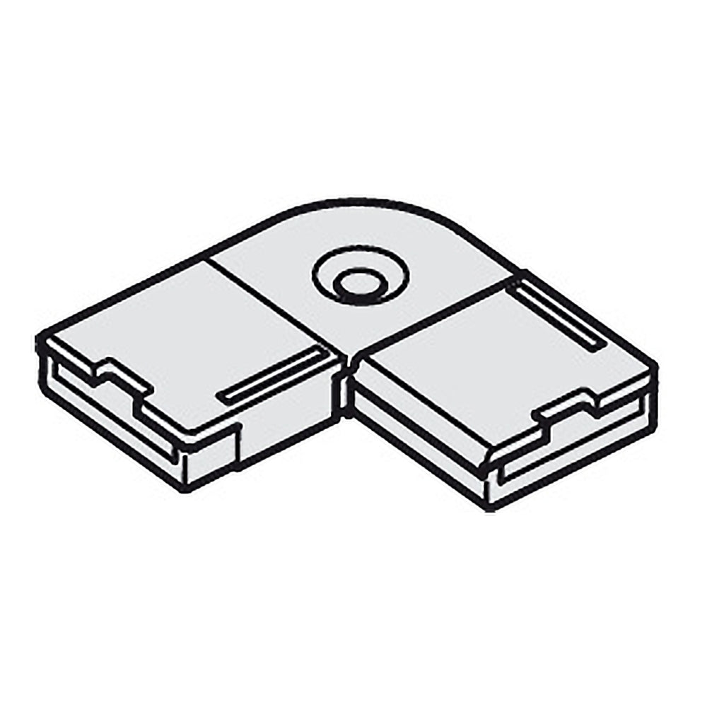 Corner Connector For Loox LED RGB Strip Lighting, Rigid, 2.5A