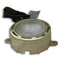 Light 120volt with 1 Leads-  1-30" T-Male 1-1/2" Deep 3-1/4" Diameter Polished Brass