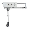 Docking Drawer Blade In-Drawer Outlet, Integrated Safety Shutoff, (2) 15 Amp Ac, White