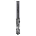 Solid Carbide Upcut Ball Nose Spiral Bit 1/2" Shank 1/2" Diameter