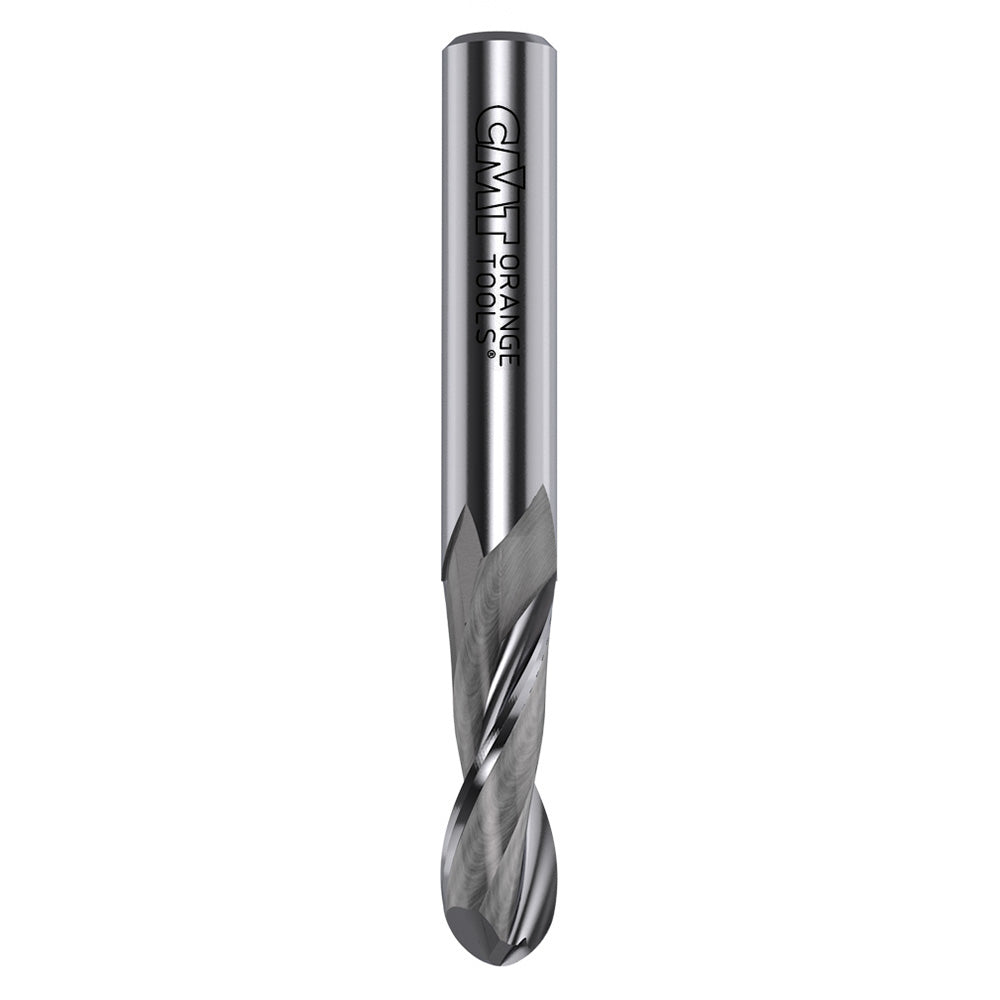 Solid Carbide Upcut Ball Nose Spiral Bit