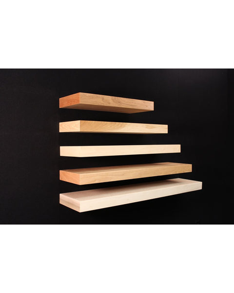 Floating Shelf 42" Length Red Oak