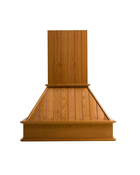 Nantucket Arched Range Hood 48" Width Red Oak