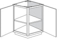 Base Return Angle 24 W X 34-1\2 H X 24 D - Dover by JSI