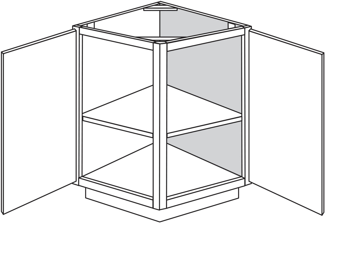 Base Return Angle 24 W X 34-1/2 H X 24 D - Dover by JSI