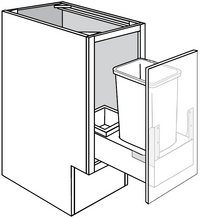 ADA Single Door Base 15 W X 32-1/2 H X 24 D- Discovery by Fabuwood