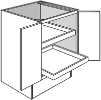 ADA Base w/ Soft-Close RollOut & Full Height Door 34 W X 32-1/2 H X 24 D - Dover by JSI