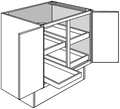 ADA Base w\ Soft-Close RollOut & Full Height Door 36 W X 32-1\2 H X 24 D - Dover by JSI