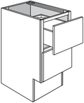 ADA Base 2 Drawer 18 W X 32-1\2 H X 24 D - Dover by JSI