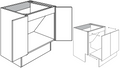 ADA Sink Base w\ removeable front 33 W X 32-1\2 H X 24 D - Dover by JSI