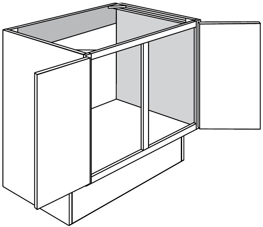 ADA Sink Base 36 W X 32-1\2 H X 24 D - Dover by JSI