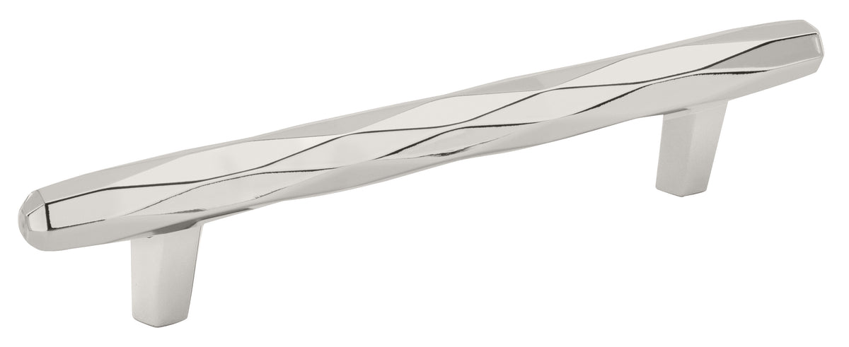 Amerock St Vincent Pull Polished Nickel 5-1/16 in. Center-to-Center