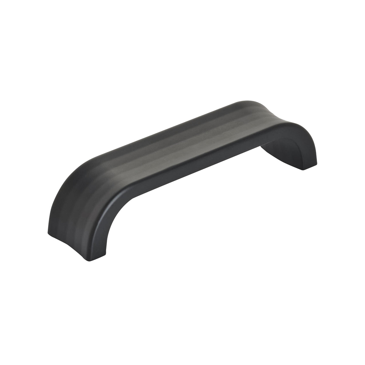 Amerock Concentric Arch Pull Matte Black 3-3/4 in. Center-to-Center