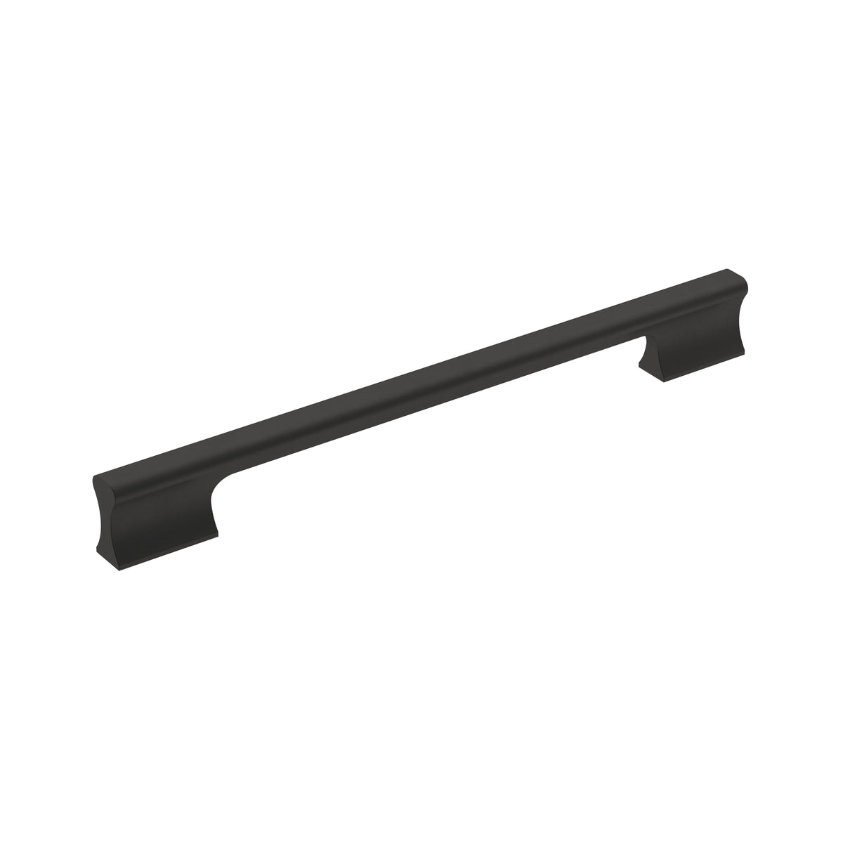 Amerock Status Pull Matte Black 8-13/16 in. Center-to-Center