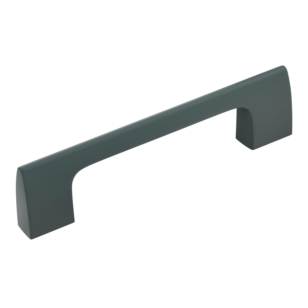 Amerock Riva Pull Matte Black 3-3/4 in. Center-to-Center
