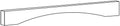Arch Valance 32 W X 4-5\8 H - Rushmore Paint by Legend