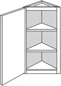 Wall Angle End Cabinet 12 W X 36 H X 12 D (Pre-Assembled) - Upton Slab by JSI