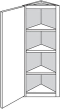 Wall Angle End Cabinet 12 W X 42 H X 12 D (Pre-Assembled) - Upton Recessed by JSI