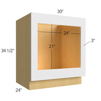 Base Oven 30 W X 34-1/2 H X 24 D - Galaxy Oak by Fabuwood