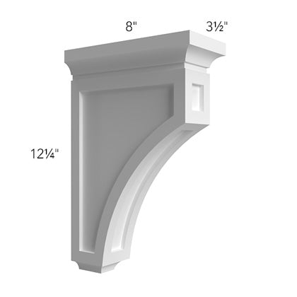 Mission Corbel 3-1/2 W X 12-1/4 H X 8 D - Echo by Fabuwood