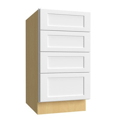 Base 4 Drawer 21 W X 34-1/2 H X 24 D - Fusion by Fabuwood
