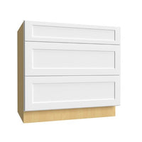 Base 3 Drawer 36 W X 34-1/2 H X 24 D - Fusion by Fabuwood