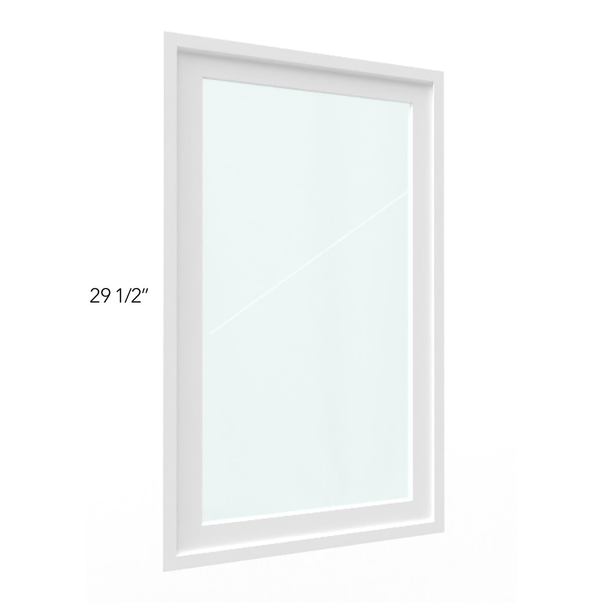 Glass Door Single Pane for Luna Oak by Fabuwood