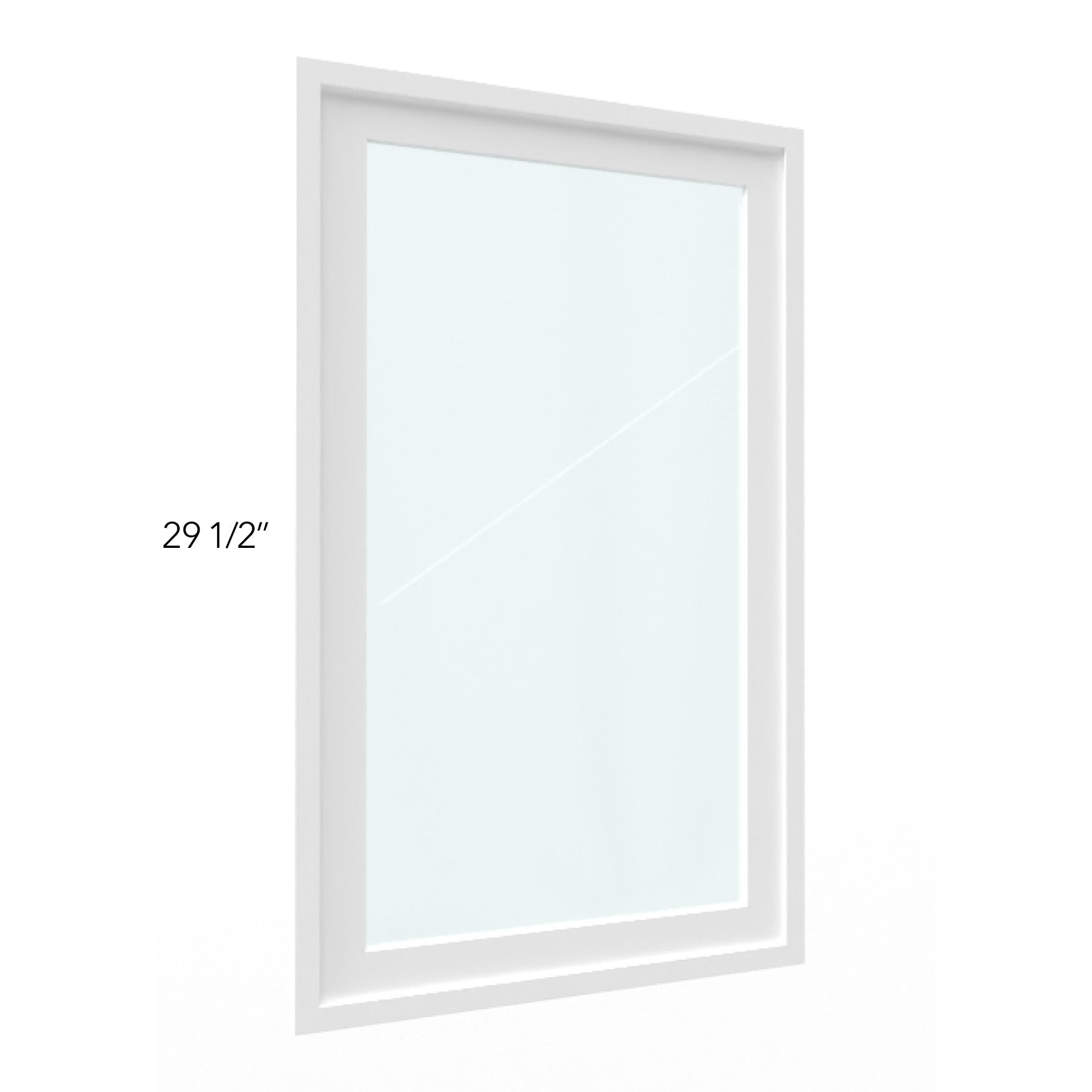 Glass Door Single Pane for W1536 - Luna Oak by Fabuwood
